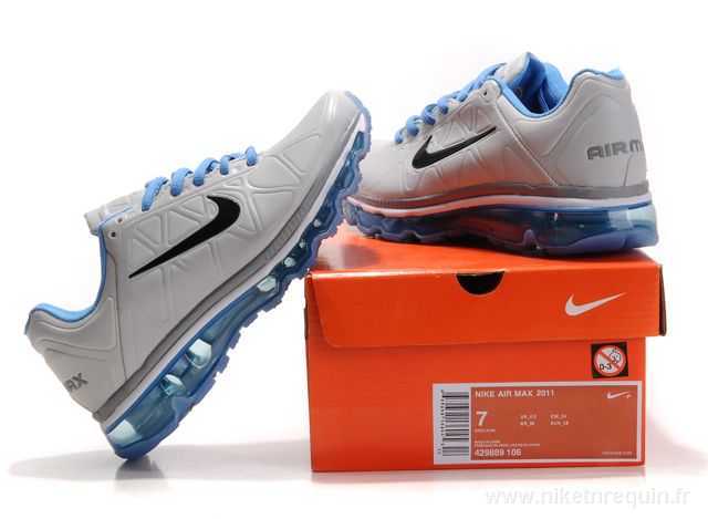 air max chaussures gris et bleu (2)